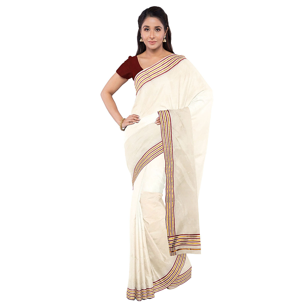 Tissue Kerala Kavasu Sarees