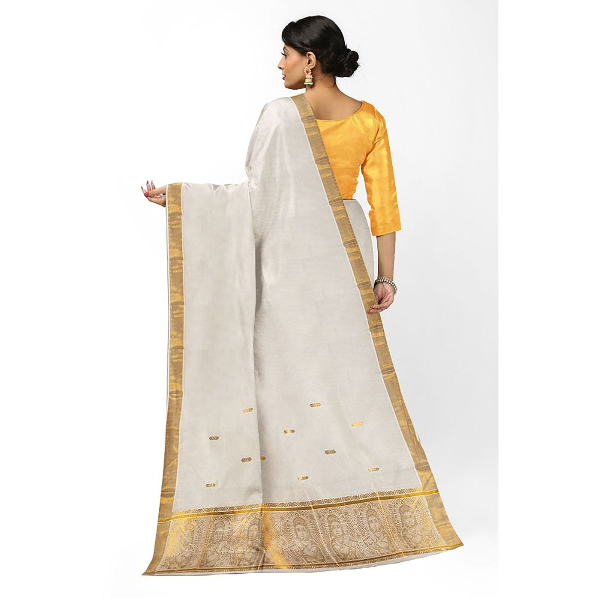 Handloom Kasavu Sarees