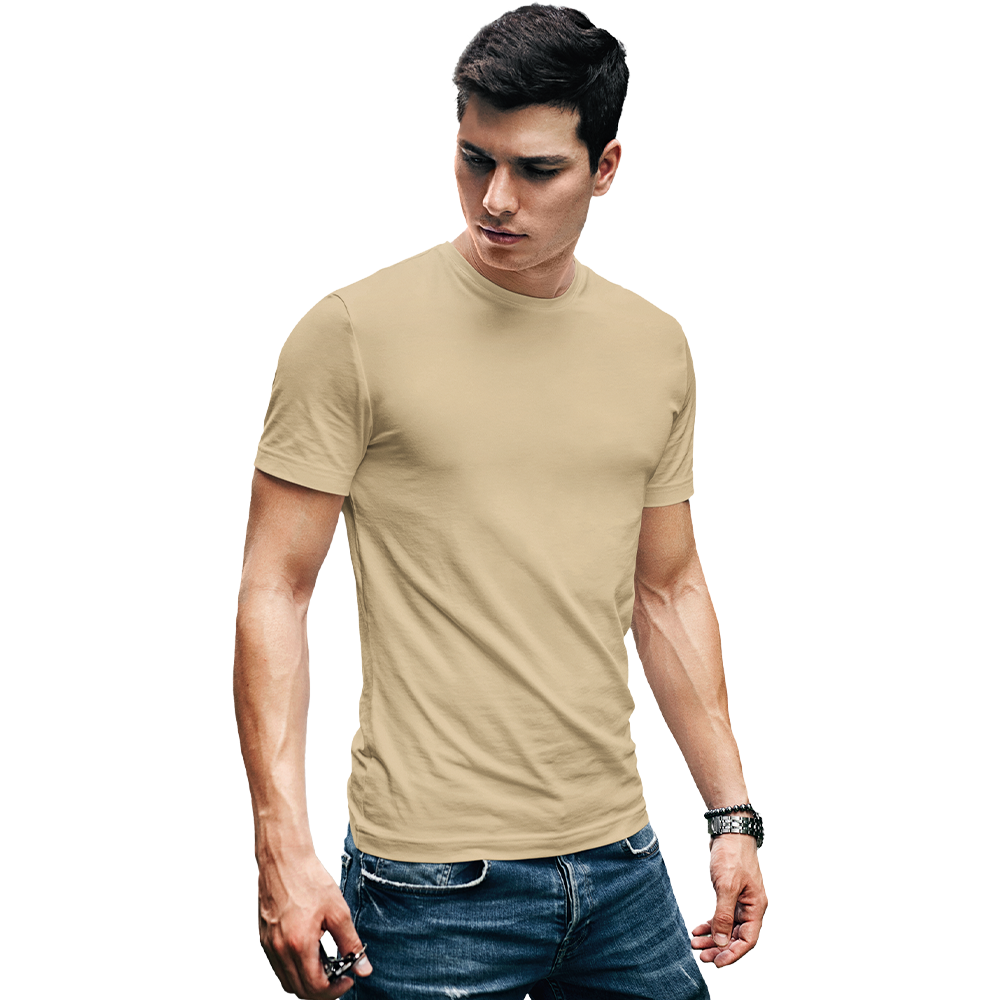 Mens Round Neck Half Sleeve Tshirt-SKIN-MEN-RN-HS-002