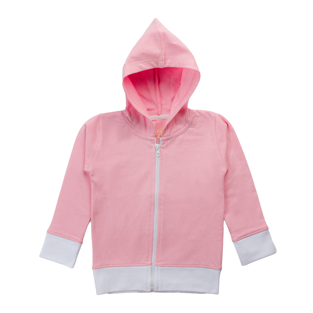 Unisex All Over Plain Full Sleeve Round Neck Hoody Zipper Sweatshirt-HOODY-ZIPPER-004