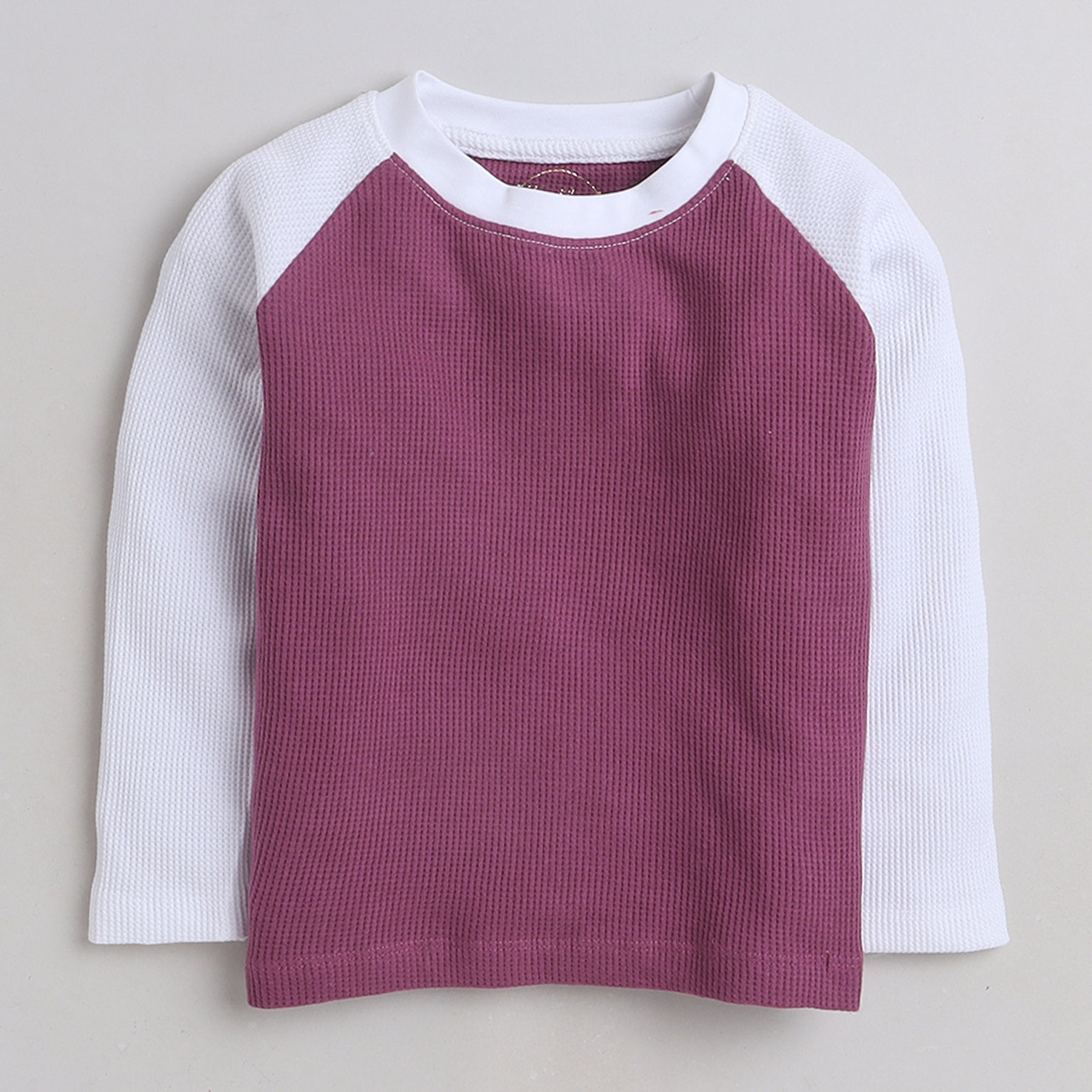 Boys Reglaan Full Sleeve-Burgandy-T-Shirt-BOYS-RAGLAN-SLVE-003