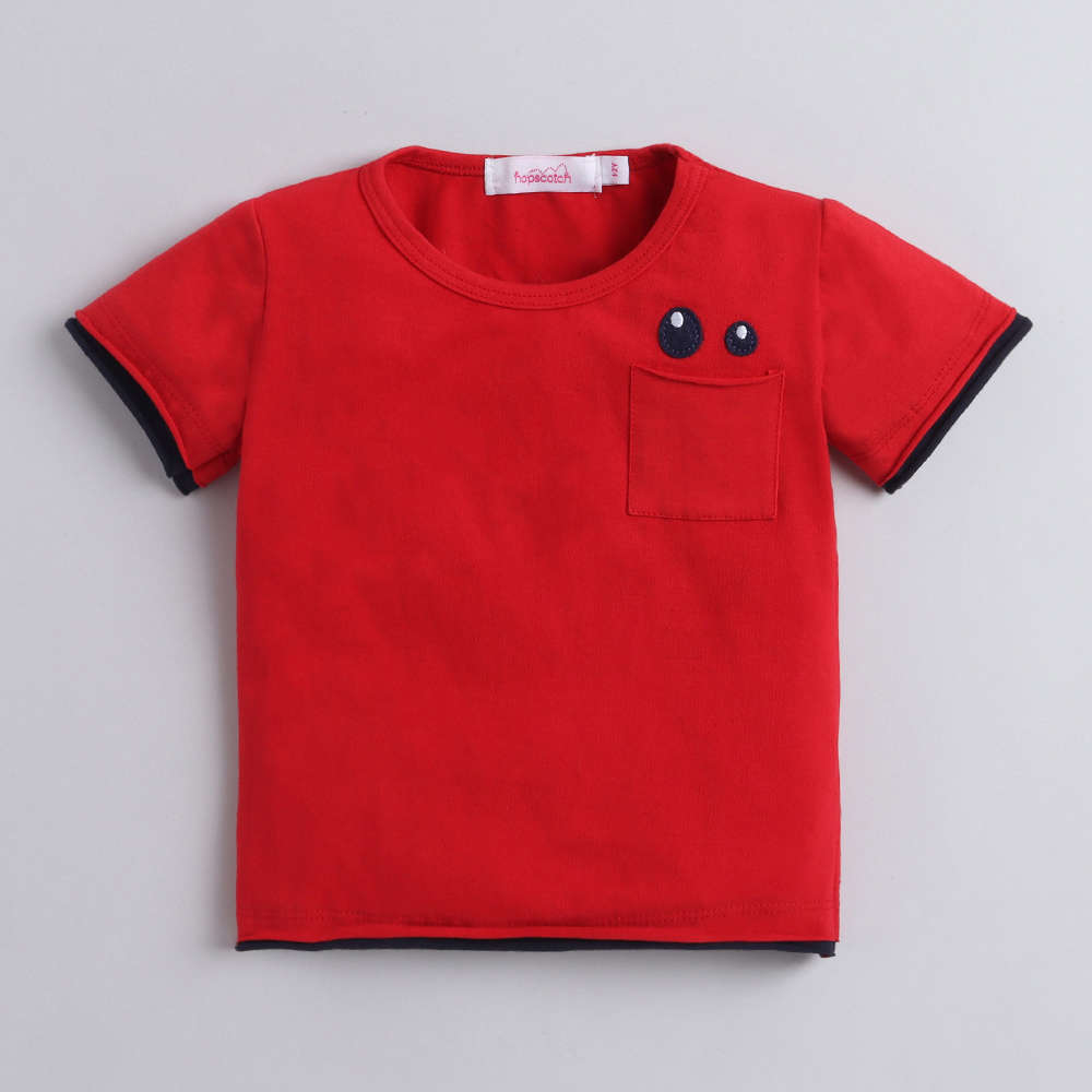 Boys Red Navy Tops-BOYS-RDNVY-TOP