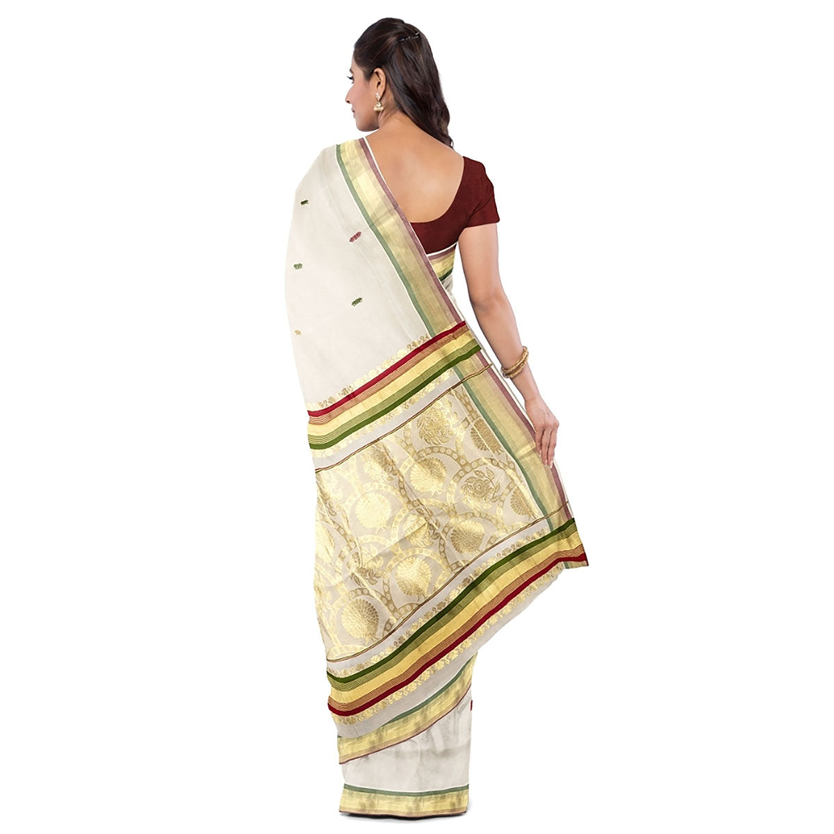 Handloom Kasavu Sarees