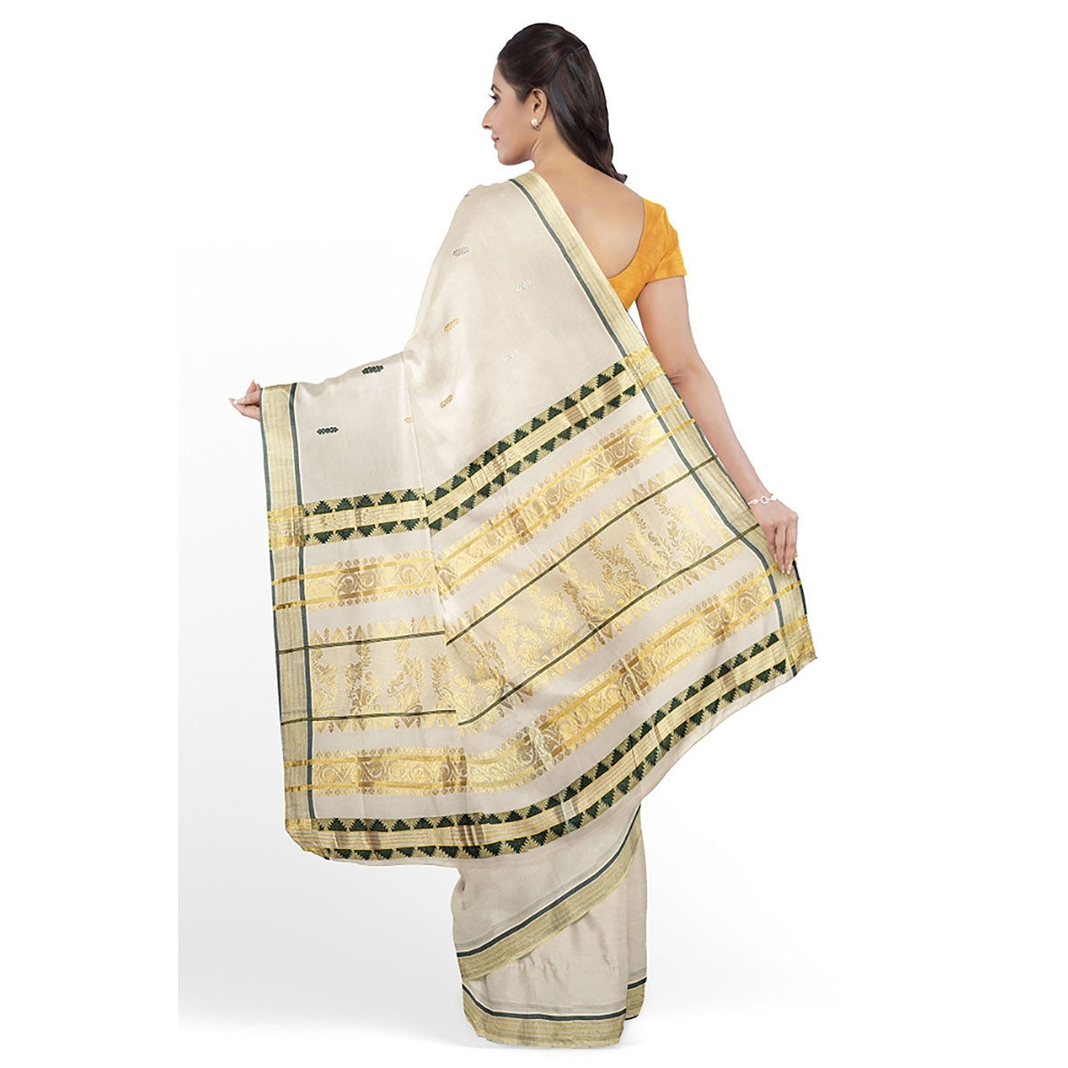Tissue Kerala Kavasu Sarees.