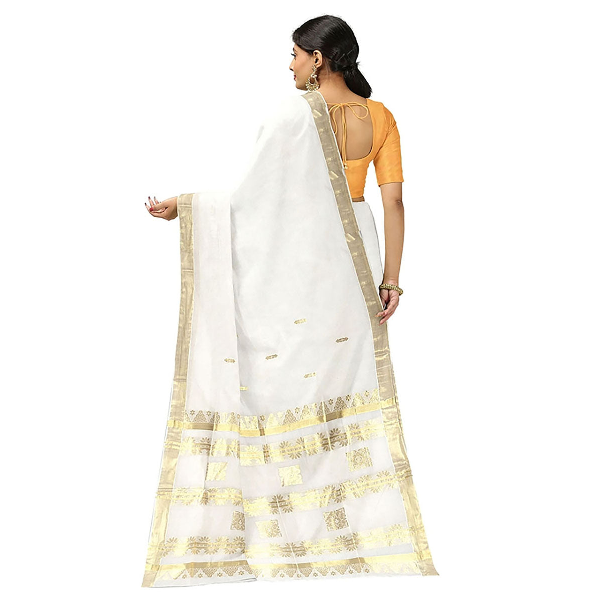 Tissue Kerala Kavasu Sarees.