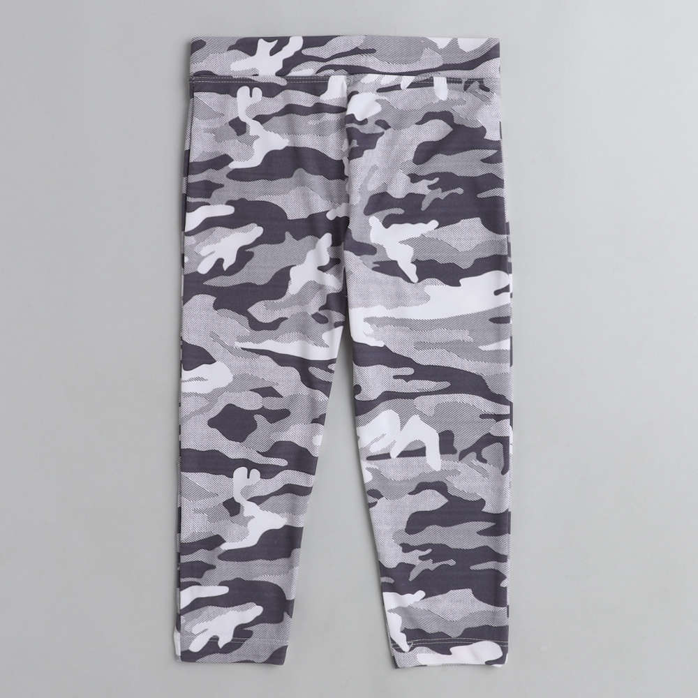 Girls Camoflauge Capri|GRLS-CPRI-1002
