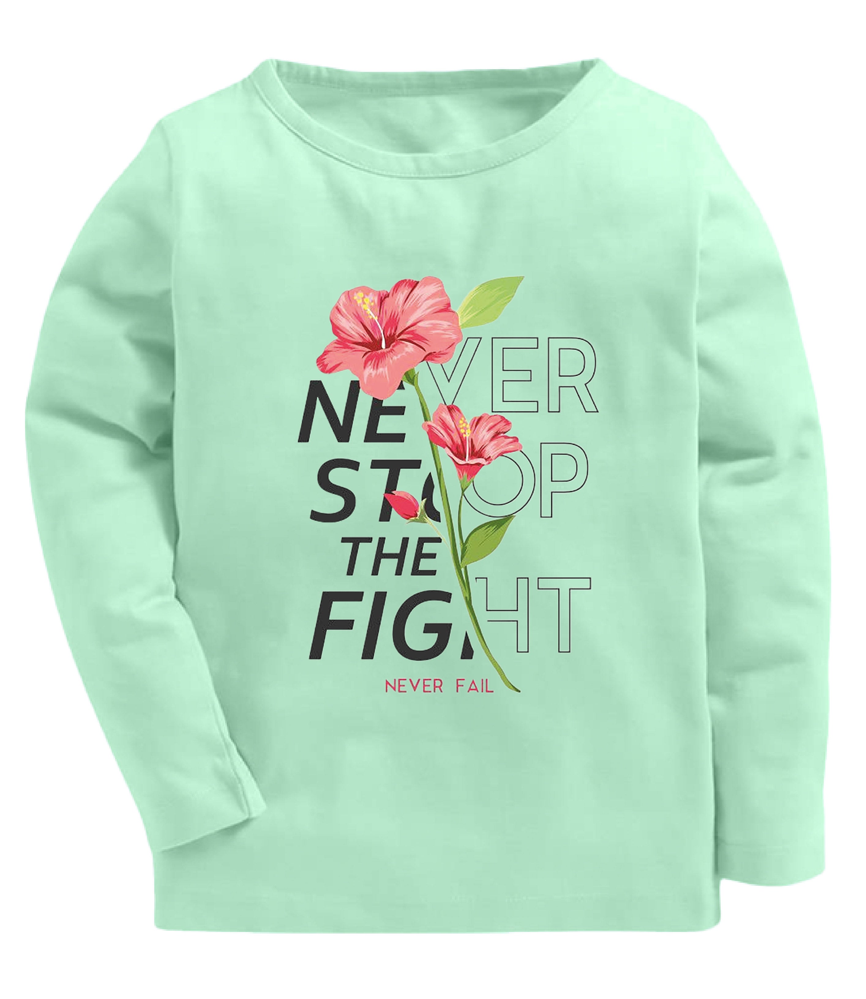 Girls Long Sleeve T-Shirt, Graphic Printed Tshirt | GIRLS-TSHIRT-004