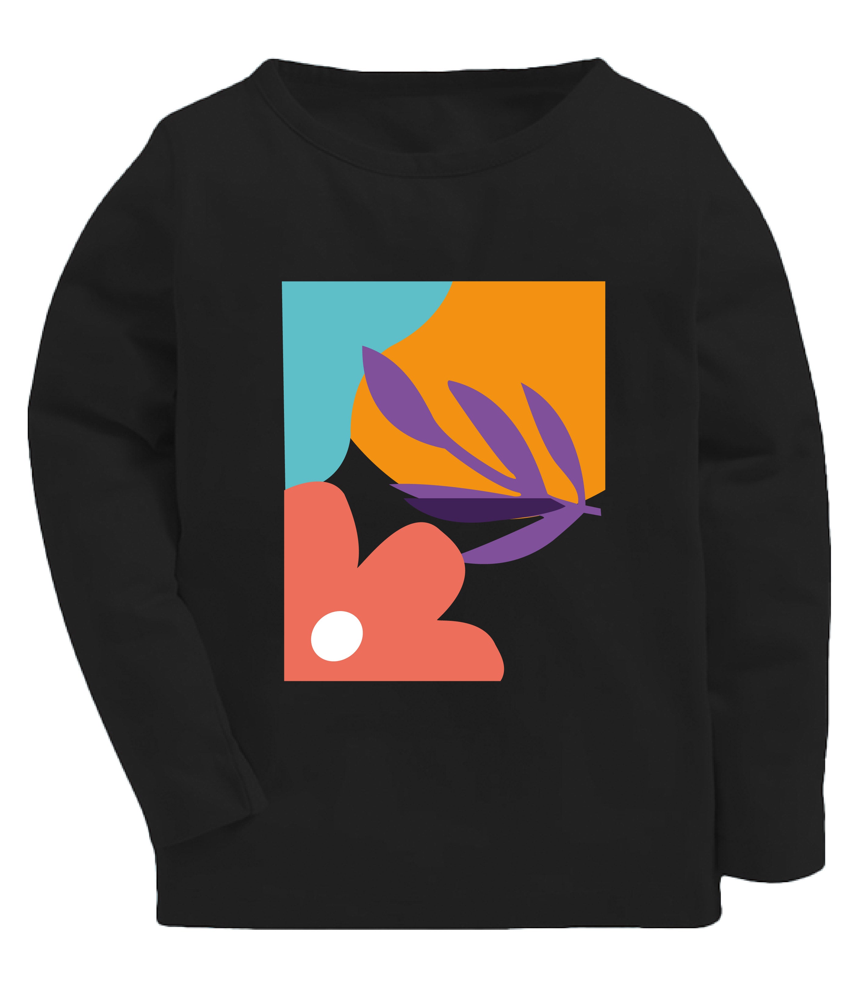 Girls Long Sleeve T-Shirt, Graphic Printed Tshirt | GIRLS-TSHIRT-005