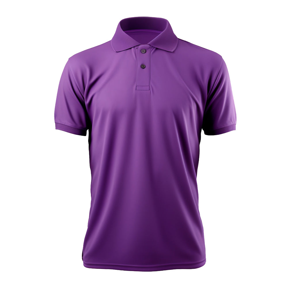 Polo Neck-Half Sleeve-Plain T-Shirt-DFPOLO160